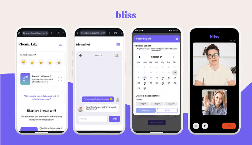 Bliss.al: Platforma shqiptare që po thyen stigmën e shëndetit mendor përmes teknologjisë